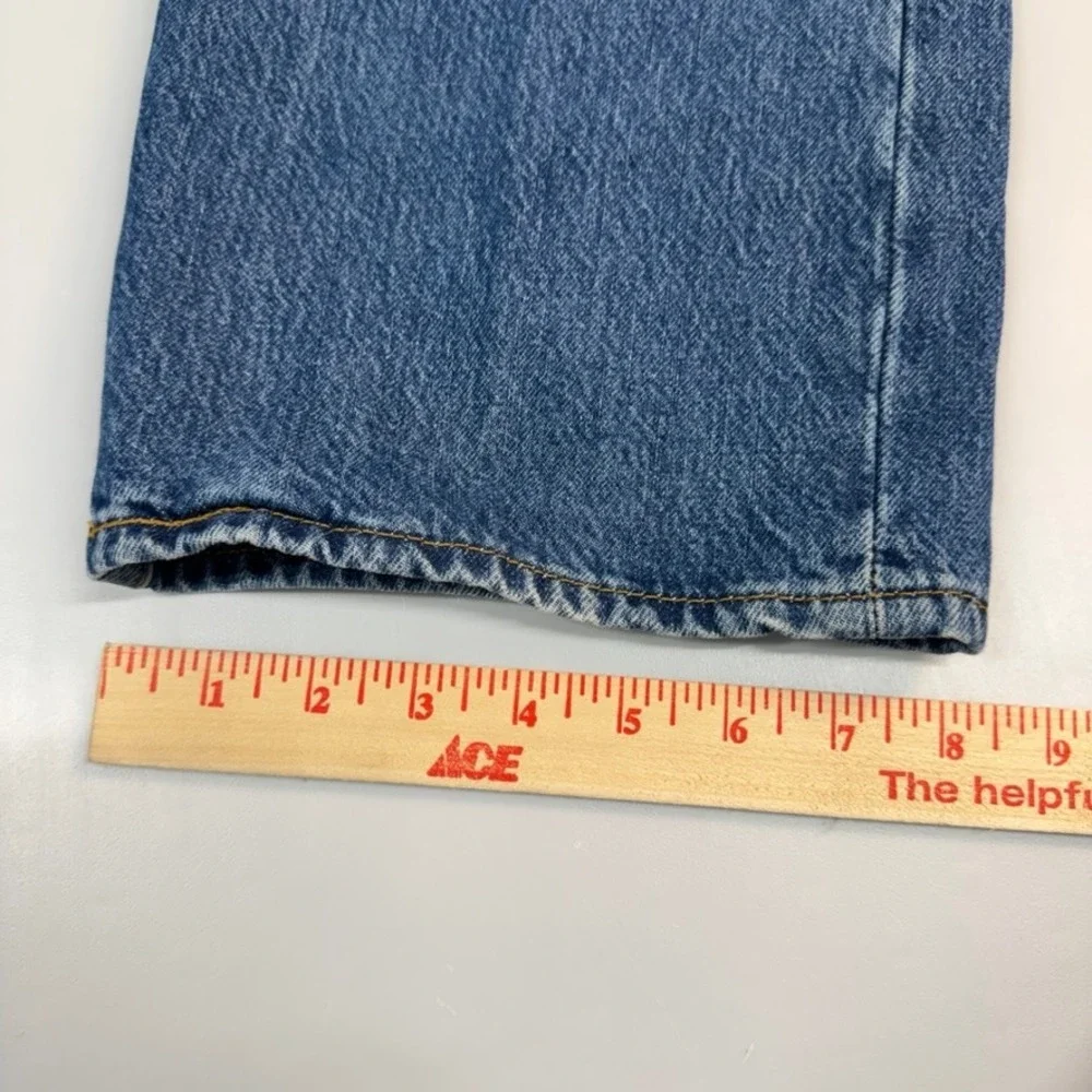 Levis 501 Original Fit Mens Blue Denim Jeans Straight Leg 38x29 Medium Wash